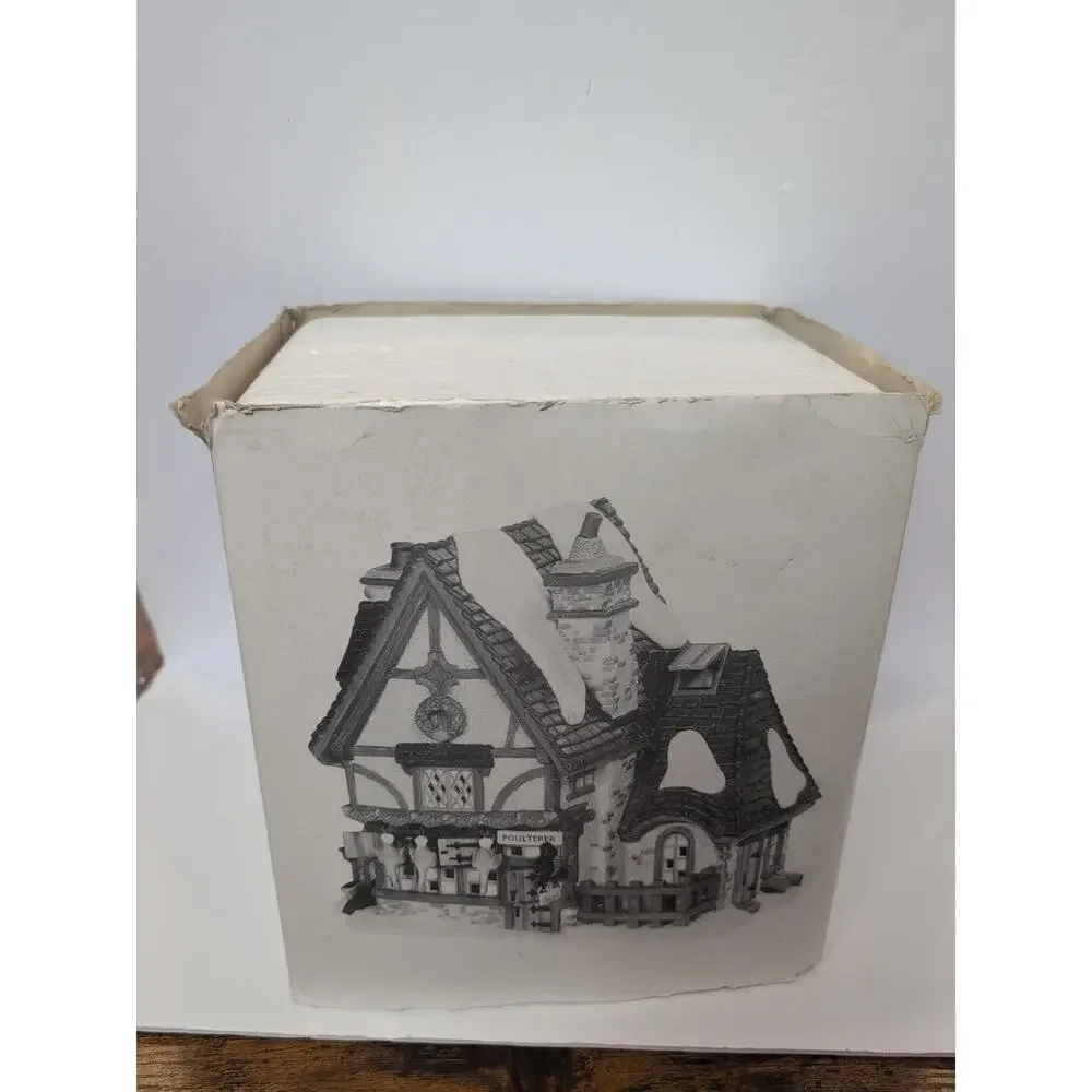 Dept 56‎ Dickens Village Series Leacock Poulterer Xmas Carol Revisited READ